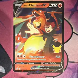 Pokemon Lance's Charizard V SWSH133 Promo Full Art Holo 220 HP 2021 - Image 2