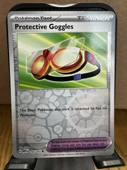 Protective Goggles - Reverse Holo - 164/165 - Scarlet & Violet 151 Pokemon Card - Image 1