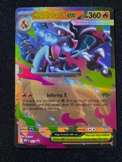 Mega Charizard X ex Ascended Black Star Promo Holo Foil #29 Pokemon TCG NM - Image 1