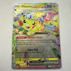 Pokemon TCG Pikachu ex 057/191 Sv08: Surging Sparks NM - Image 1