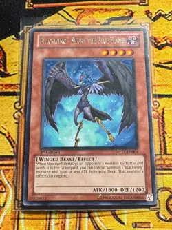 Rare Blackwing - Shura the Blue Flame DP11-EN004 - Crow - 1st Edition | LP - Image 1