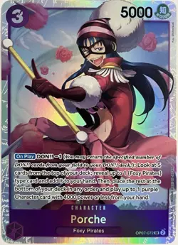 Porche SR OP07-072 - 500 Years in the Future - One Piece TCG - Image 1