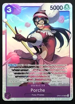 Porche OP07-072 One Piece Card Game TCG Super Rare SR ENGLISH NM - Image 1