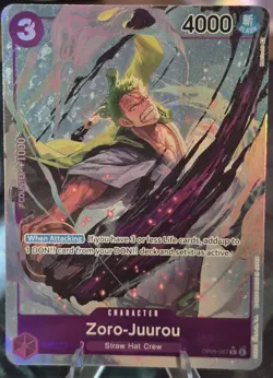 Zoro-Juurou OP05-067 Rare Foil Alternate Art Awakening of the New Era - Image 1