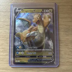 Pokemon TCG Dragonite v Holo Ultra Rare Card Pokemon Go 049/078 Mint/Near Mint - Image 1