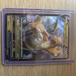 Pokemon TCG Dragonite v Holo Ultra Rare Card Pokemon Go 049/078 Mint/Near Mint - Image 2