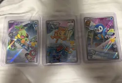 Pokemon TCG First Partner Illustration Collection Series 1-Sinnoh Gen 4 Starters - Image 1