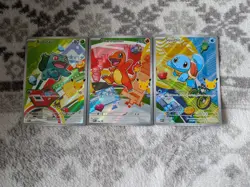 Pokemon TCG First Partner Illustration Collection Series 1 Kanto Starter Set!! - Image 1