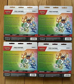 Pokemon TCG First Partner Illustration Collection Series 1 Brand New Sealed 4x - Image 2