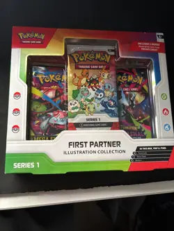 Pokemon TCG First Partner Illustration Collection Box - Brand New and Sealed - Image 1