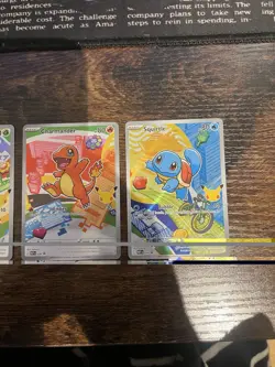 Pokemon TCG First Partner Illustration Collection Series 1 Gen 1 Starters - Image 5