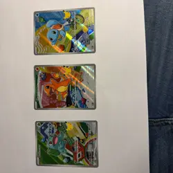 Pokemon TCG First Partner Illustration Collection Series 1 Kanto GEN 1 Starters - Image 1