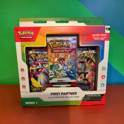 Pokemon TCG First Partner Illustration Collection Series 1 Sealed Box New - Image 1