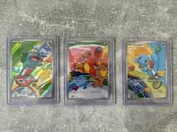 Pokemon TCG First Partner Illustration Collection Series 1 Gen 1 Starters - Image 1