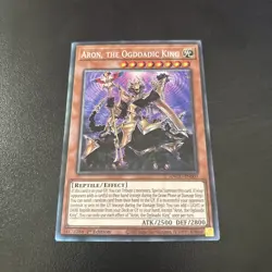 Aron, the Ogdoadic King ANGU-EN007 Collectors Rare Mint 1st Edition Yugioh Card - Image 1