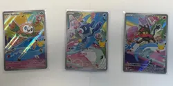 Pokemon TCG First Partner Illustration Collection Series 1 Alola GEN 7 Starters - Image 1