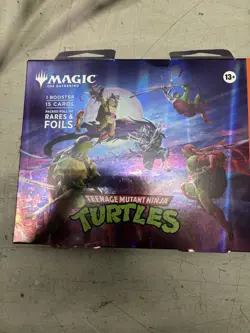 MTG Teenage Mutant Ninja Turtles Collector Booster 1 Booster 15 Cards NEW SEALED - Image 1