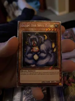 Bazoo the Soul Eater 1st Edition Platinum Secret Rare Card RA03-EN111 - Image 1