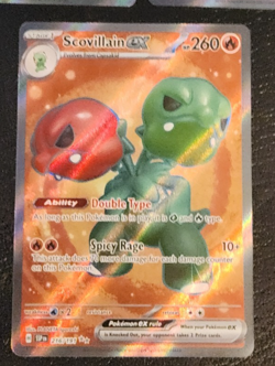 3x Pokemon EX Holo Card Lot ( Full Art Volcanion Scovillain & Jellicent NM ) - Image 4