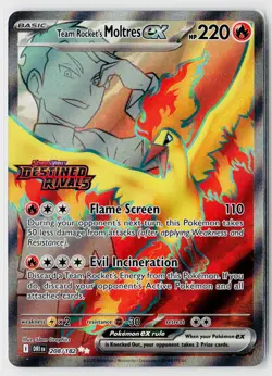 Miscellaneous Cards & Products #208/182 Team Rocket's Moltres ex - Image 1