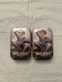 One Piece Card Game Tin Pack Set Vol 2 Factory Sealed New - Lot of 5 - Image 3