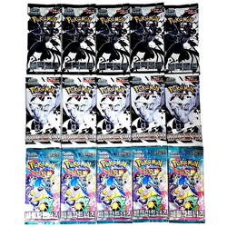 15 PACKS Black Bolt White Flare+Journey Together Pokemon Card Booster Sealed KOR - Image 1