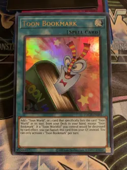 Toon Bookmark TOCH Ultra Rare - Yugioh Card #2X - Image 1