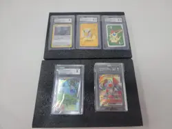 Pokemon TCG Mixed Graded Card Lot 5 Slabs (CGC & TAG) - Image 1