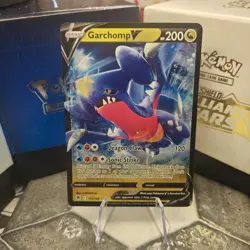 Garchomp V 117/189 Astral Radiance NM Ultra Rare Pokemon Card - Image 1