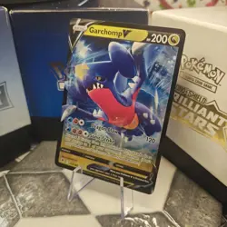 Garchomp V 117/189 Astral Radiance NM Ultra Rare Pokemon Card - Image 2