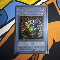 Yugioh Card Relinquished SDP-001 1st Edition Ultra Rare MP - Image 1