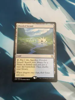Flooded Strand Khans of Tarkir Land Rare Card Magic: The Gathering - Image 1