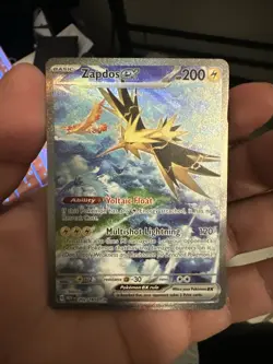 Zapdos EX Scarlet Violet 151 Special Illustration Rare Card 202/165 GEM MINT - Image 1