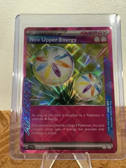 Neo Upper Energy ACE SPEC 162/162 SV05: Temporal Forces Holo Pokemon Card - Image 2