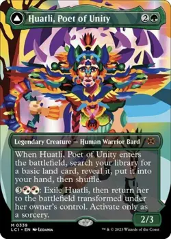 Huatli, Poet of Unity (Borderless) -Foil Near Mint MTG - Image 1