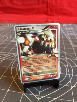 2008 Pokemon Heatran LV. X DP31 Promo Card - Image 1