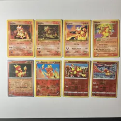 Magmar Pokemon Card Lot x8 w/ Reverse Holos Base / Fossil / Neo / Legend Maker - Image 1