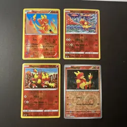 Magmar Pokemon Card Lot x8 w/ Reverse Holos Base / Fossil / Neo / Legend Maker - Image 3
