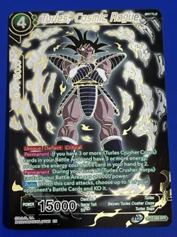 Turles Cosmic Rogue BT12-068 SPR Dragon Ball Super Card Game NM - Image 1