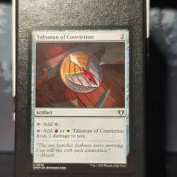 Magic: The Gathering Talisman of Conviction Commander Masters 978 Artifact Unco… - Image 1