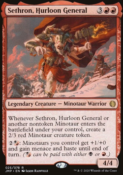 MTG Magic the Gathering Sethron, Hurloon General (25/496) Jumpstart LP - Image 1