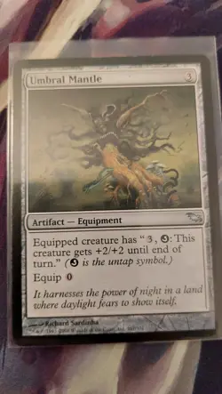 MTG Magic - UMBRAL MANTLE - SHADOWMOOR - NM eng artifact - Image 1