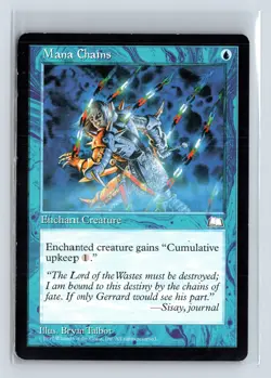 MANA CHAINS - MTG Magic the Gathering Card - Weatherlight - Common - Image 1