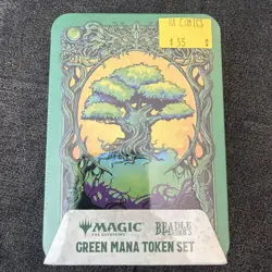 WIZARDS OF THE COAST Magic the Gathering: Beadle & Grimm's Green Mana Token Set - Image 1
