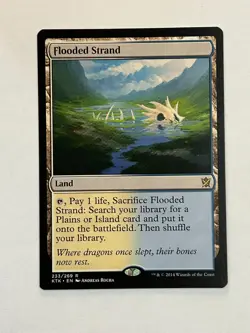 MTG Flooded Strand KTK 233 Nonfoil R Lightly Played - Image 1