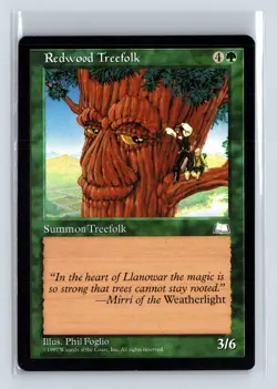 REDWOOD TREEFOLK - MTG Magic the Gathering Card - Weatherlight - Common - Image 1