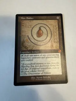 Mox Amber - Retro Schematic - The Brothers War (MTG) - Image 1