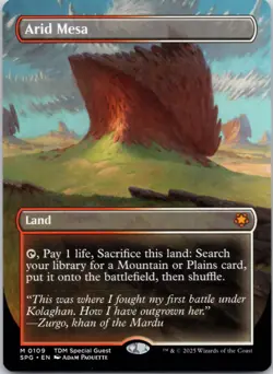 Arid Mesa (Borderless) 109 Special Guests NM MTG - Image 1