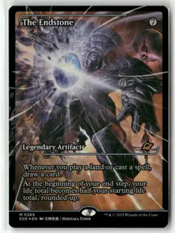 The Endstone (Showcase) 365 NM Foil MTG Edge of Eternities Magic - Image 1