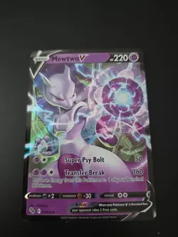 Pokemon TCG - Mewtwo V - 030/078 - Pokemon GO - NM Ultra Rare (2022) - Image 1